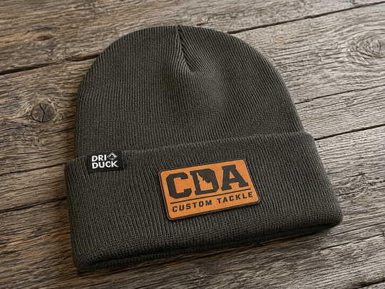 CDA Leather Patch Beanie
